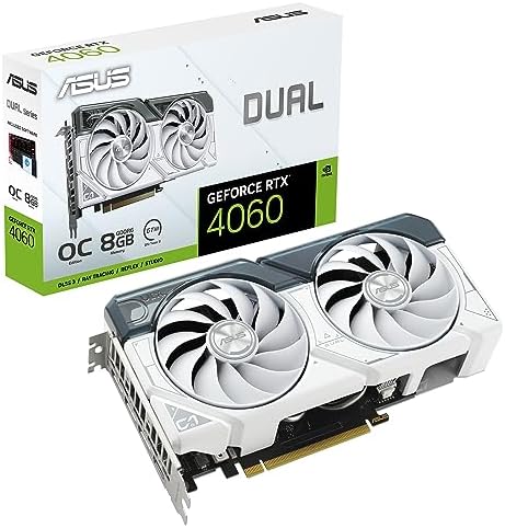 ASUS Dual GeForce RTX™ 4060 OC White Edition